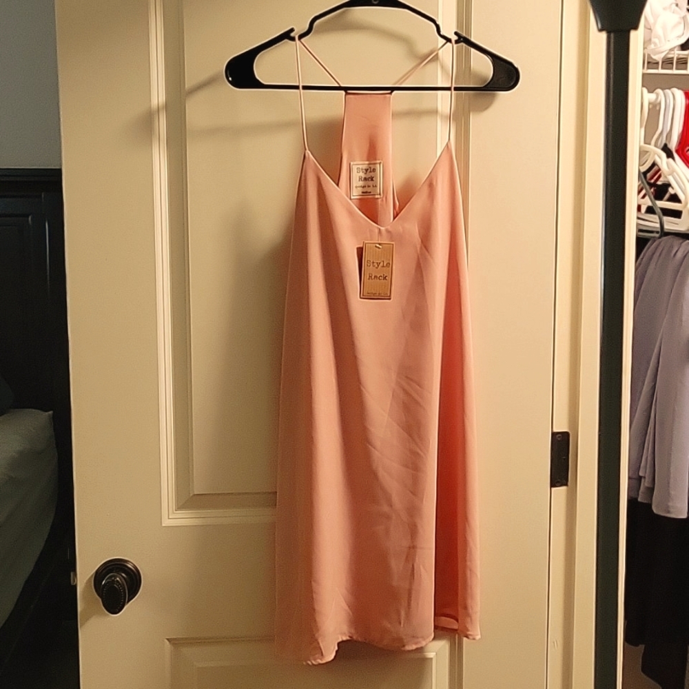 Style Rack pink shift dress